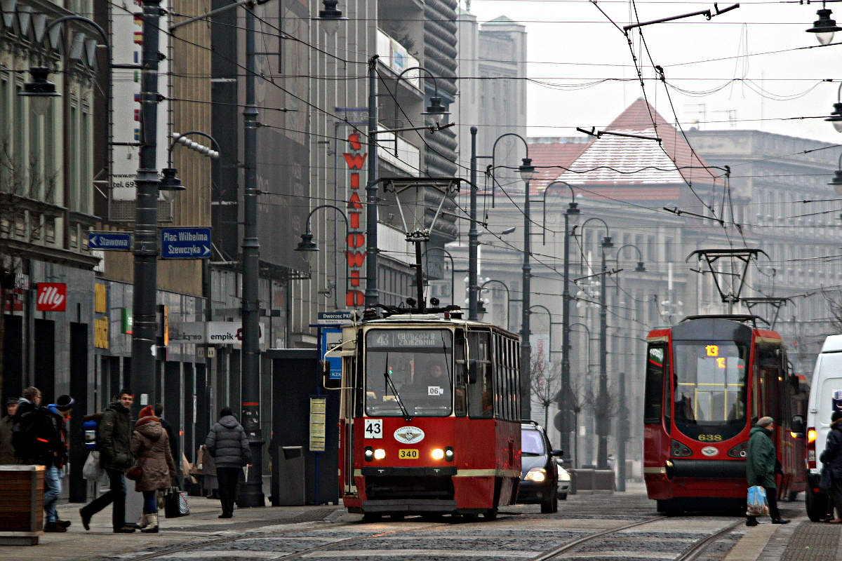 Konstal 105Na 340 Tramwaje �l�skie S.A. - Chorz�w
