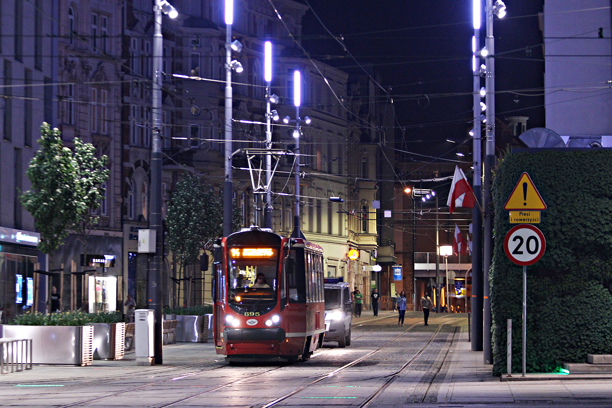 Konstal/Modertrans 105N-AC 695 Tramwaje �l�skie S.A. - Chorz�w