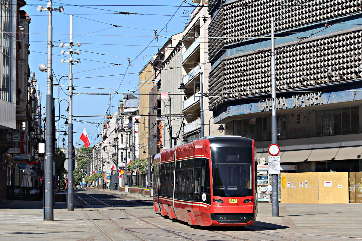 Pesa 2012N 848 Tramwaje �l�skie S.A. - Chorz�w
