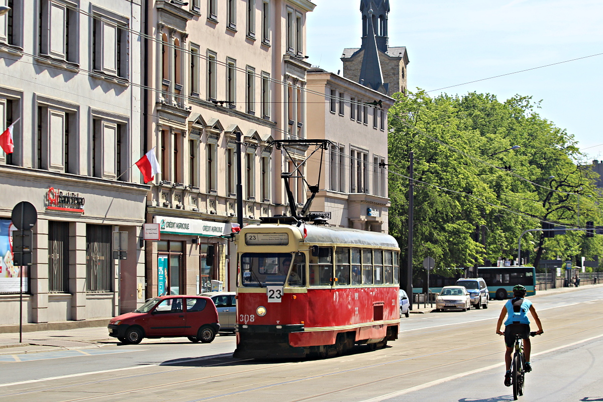 Konstal 13N 308 Tramwaje �l�skie S.A. - Chorz�w