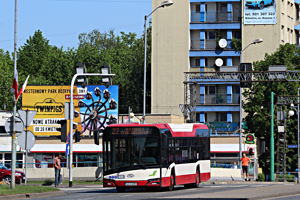 Solaris Urbino 12 809 PKM Sosnowiec