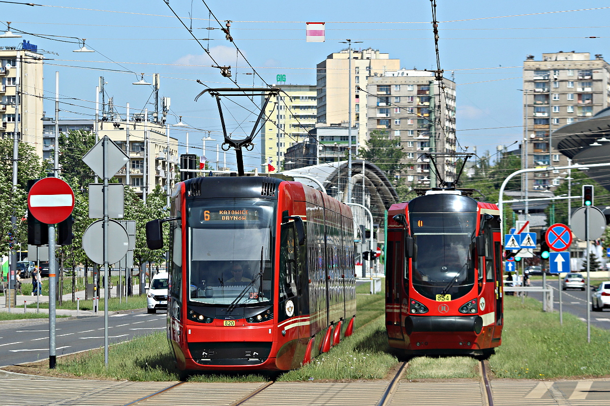 Pesa 2012N 820 Tramwaje �l�skie S.A. - Chorz�w