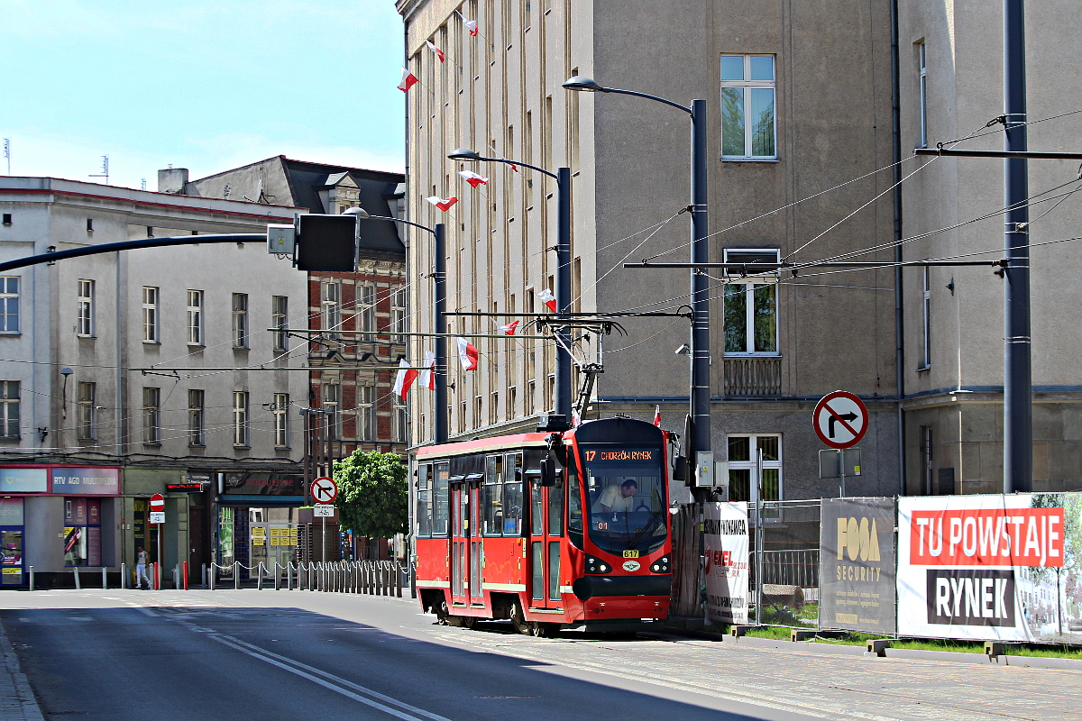 Konstal/Modertrans 105N-AC 617 Tramwaje �l�skie S.A. - Chorz�w