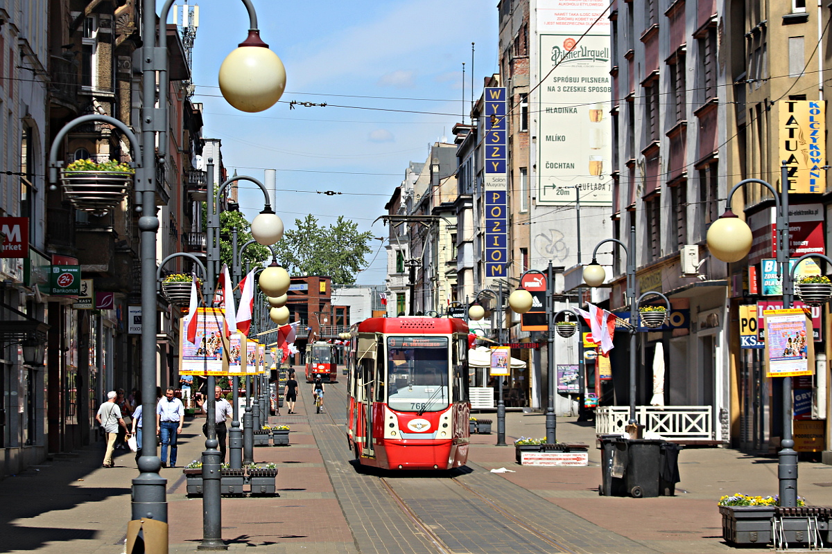 Konstal/MPK 105N-2K 766 Tramwaje �l�skie S.A. - Chorz�w