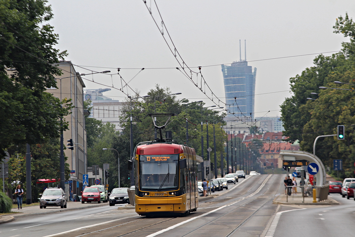 Pesa 134N 3809 Tramwaje Warszawskie