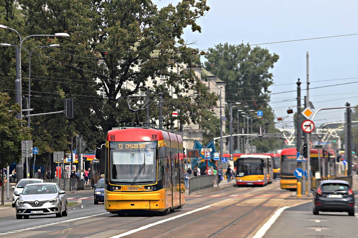 Pesa 134N 3809 Tramwaje Warszawskie