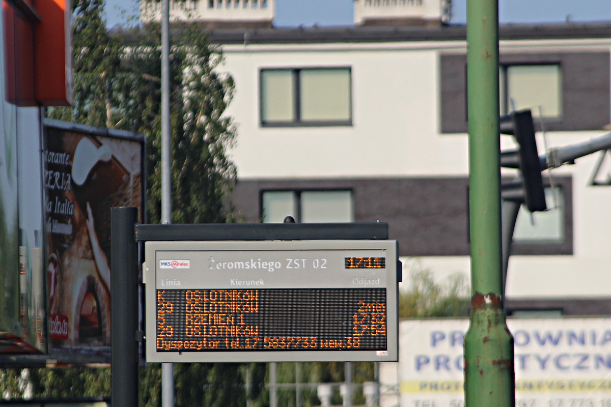 System informacji pasa�erskiej - MKS Mielec