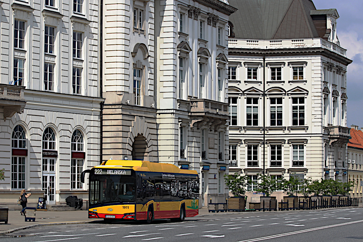 Solaris Urbino 12 electric 1911 MZA Warszawa