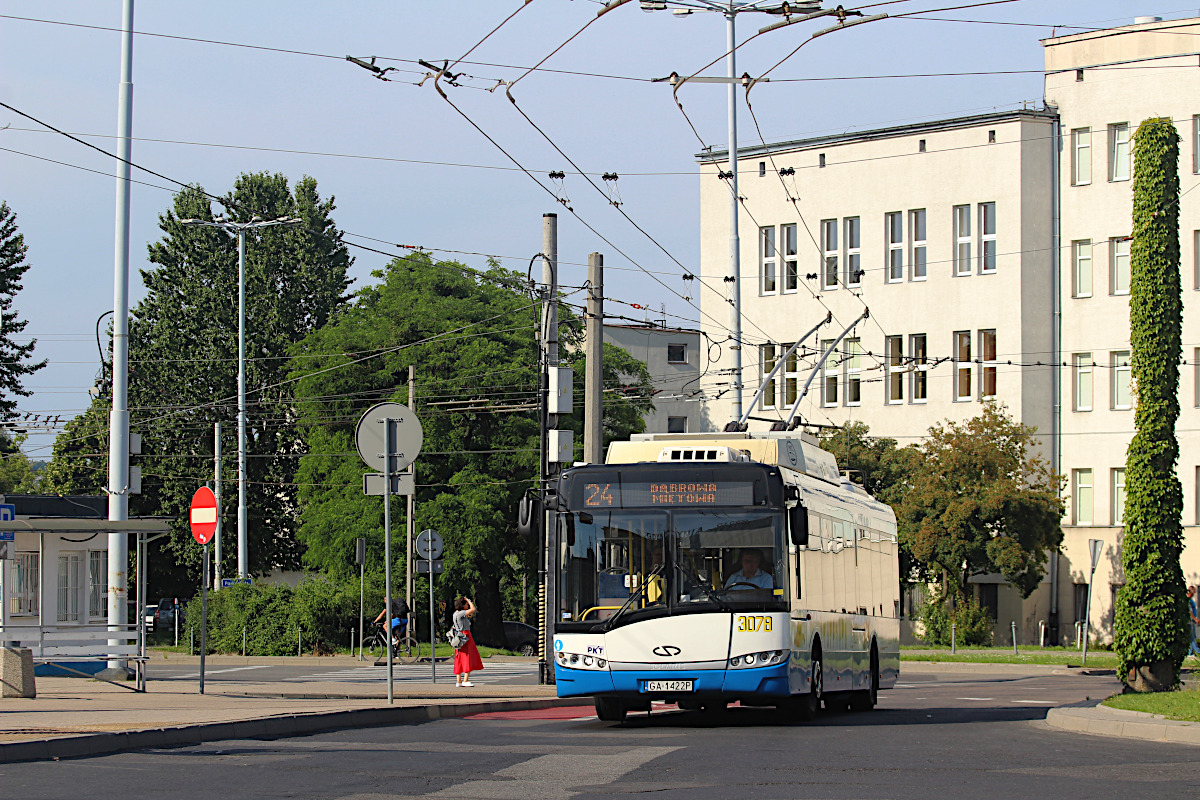 Solaris Trollino 12M 3078 PKT Gdynia