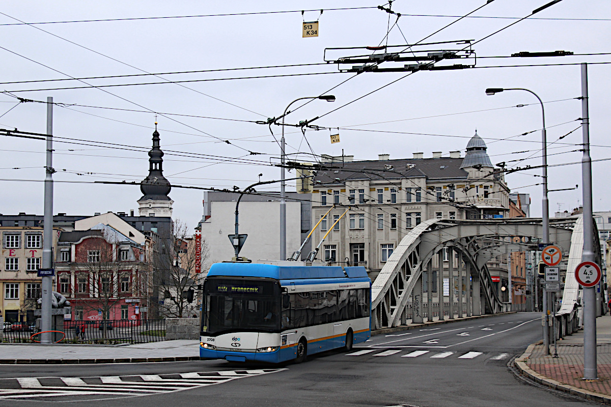 Solaris Trollino 12AC 3708 Dopravn� podnik Ostrava