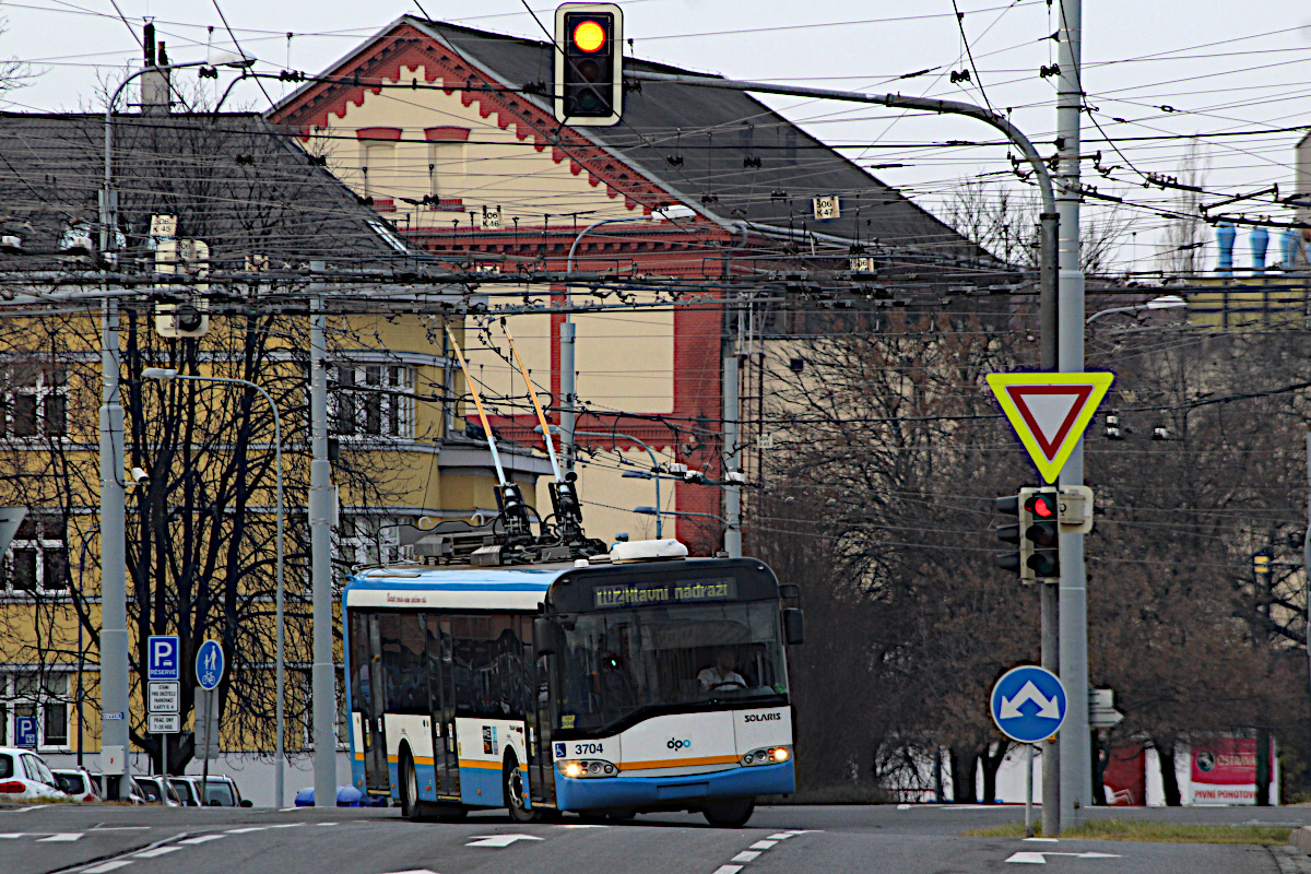 Solaris Trollino 12 3704 Dopravn� podnik Ostrava