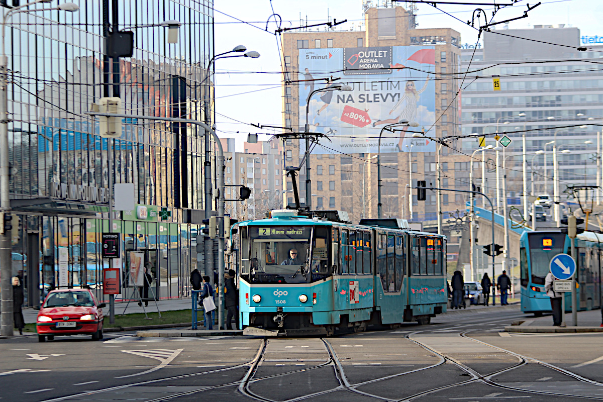 Tatra KT8D5 1508 Dopravn� podnik Ostrava