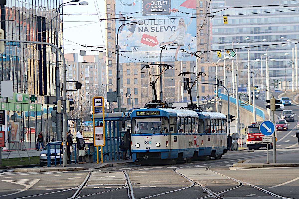 Tatra T3R.P 1016 Dopravn� podnik Ostrava