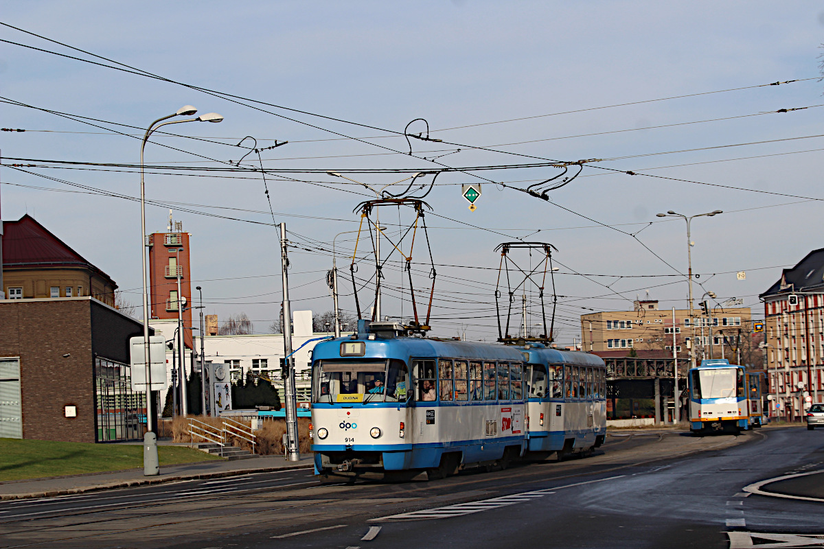 Tatra T3SUCS 914 Dopravn� podnik Ostrava