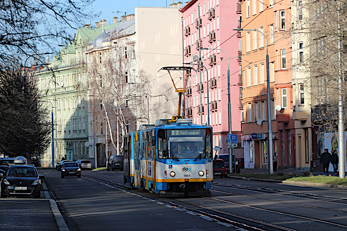 Tatra KT8D5 1507 Dopravn� podnik Ostrava