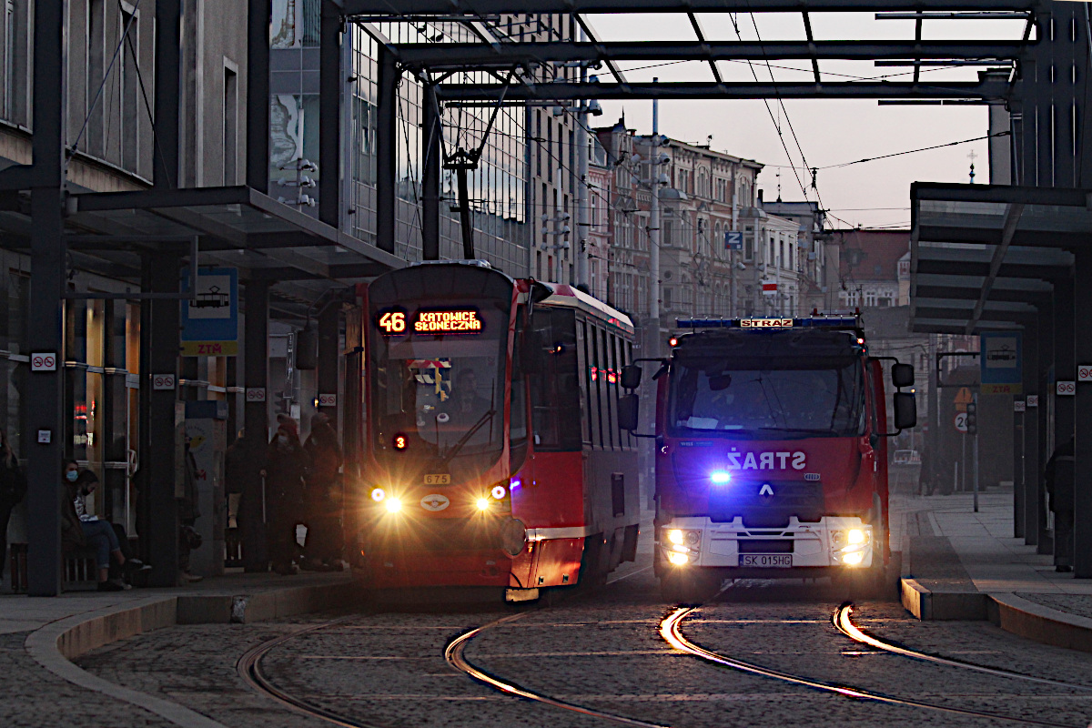 Konstal/T� 105N-AC 675 Tramwaje �l�skie S.A. - Chorz�w