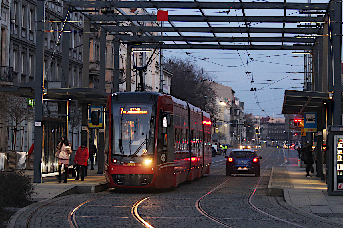 Pesa 2012N 835 Tramwaje �l�skie S.A. - Chorz�w
