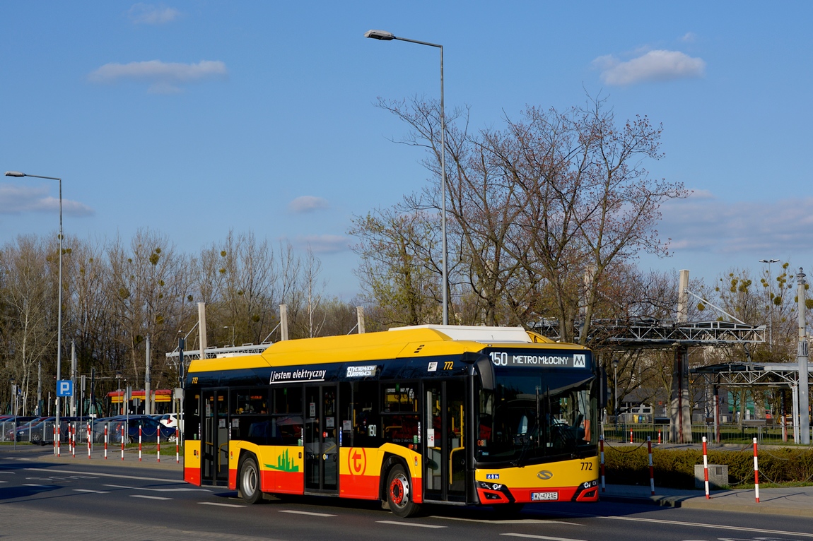 Solaris Urbino 12 electric 772 Komunikacja Miejska �omianki - Kie�pin