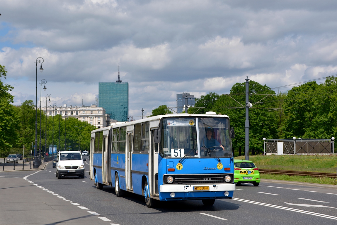 Ikarus 280 WY 58U Czerwony Ikarus ��d�