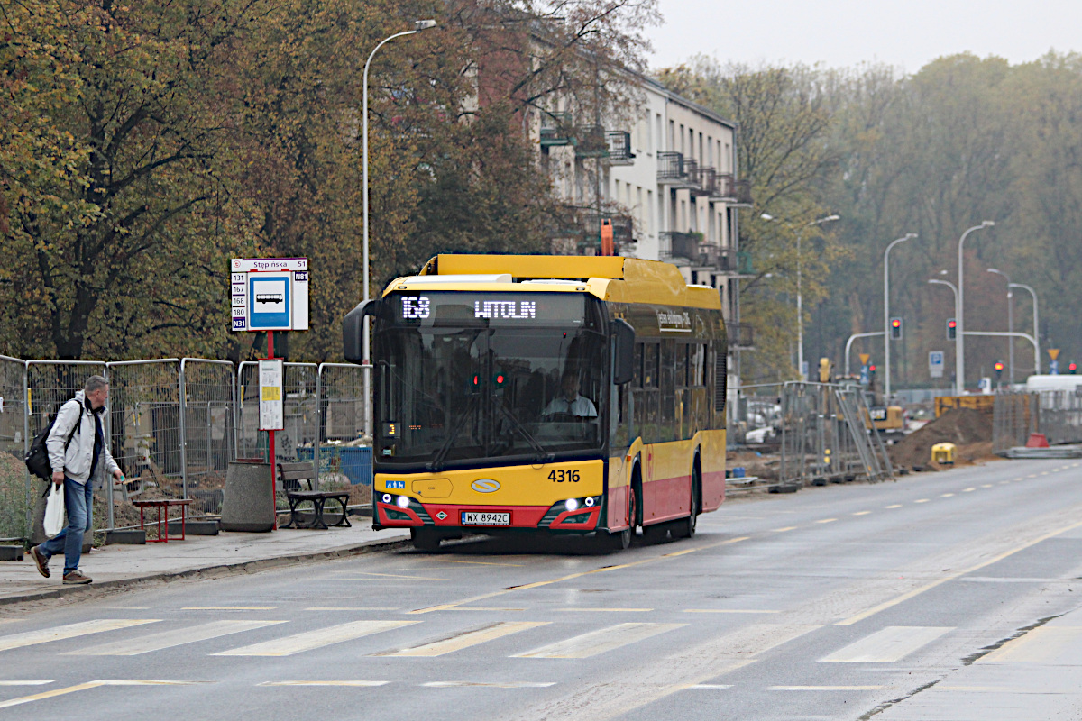 Solaris Urbino 12 CNG 4316 MZA Warszawa
