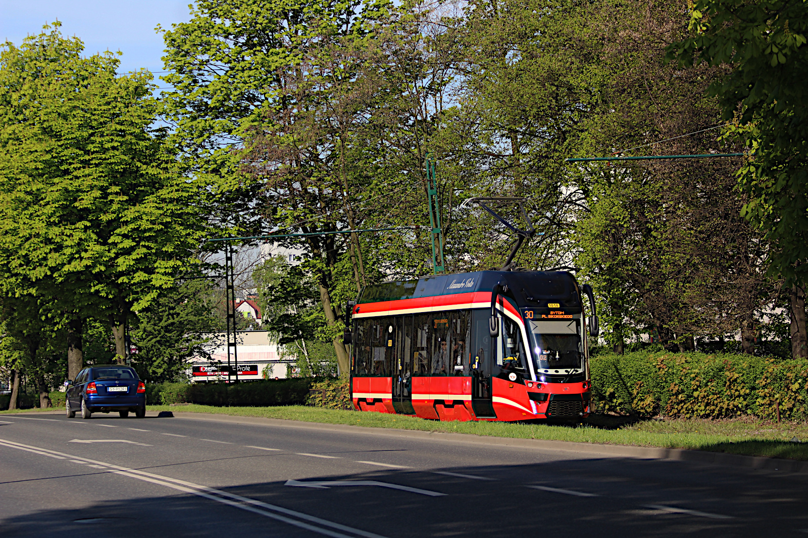 Moderus Beta MF11AC BD 1018 Tramwaje �l�skie S.A. - Chorz�w