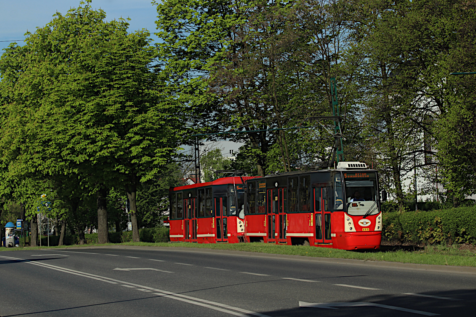 Konstal 105Na 669 Tramwaje �l�skie S.A. - Chorz�w