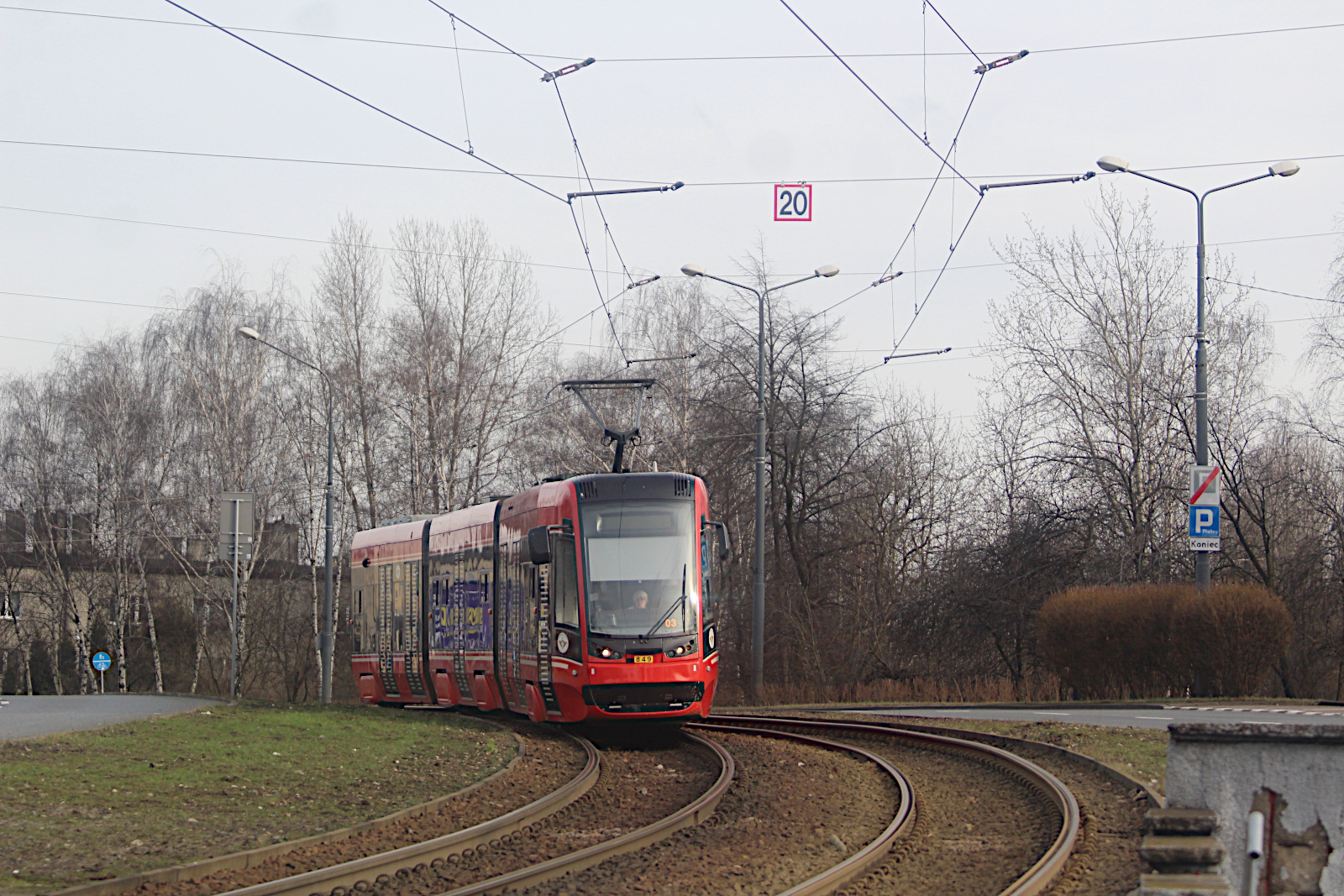Pesa 2012N 849 Tramwaje �l�skie S.A. - Chorz�w