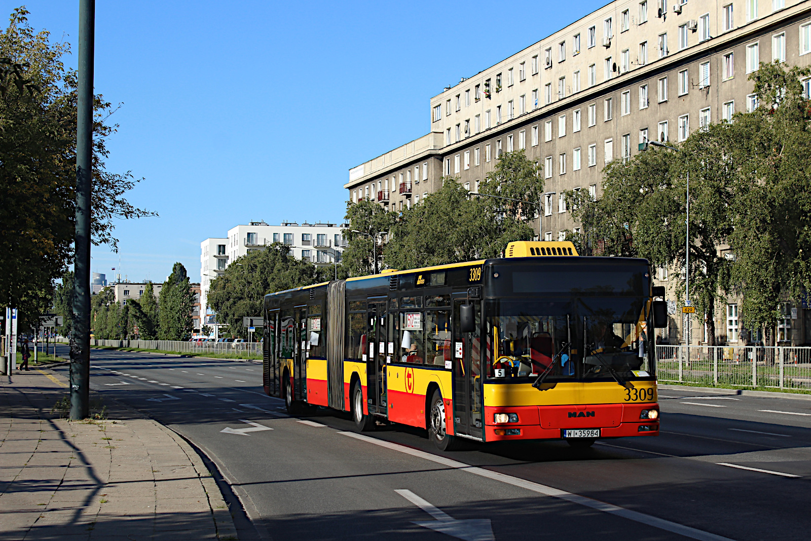 MAN NG313 3309 MZA Warszawa
