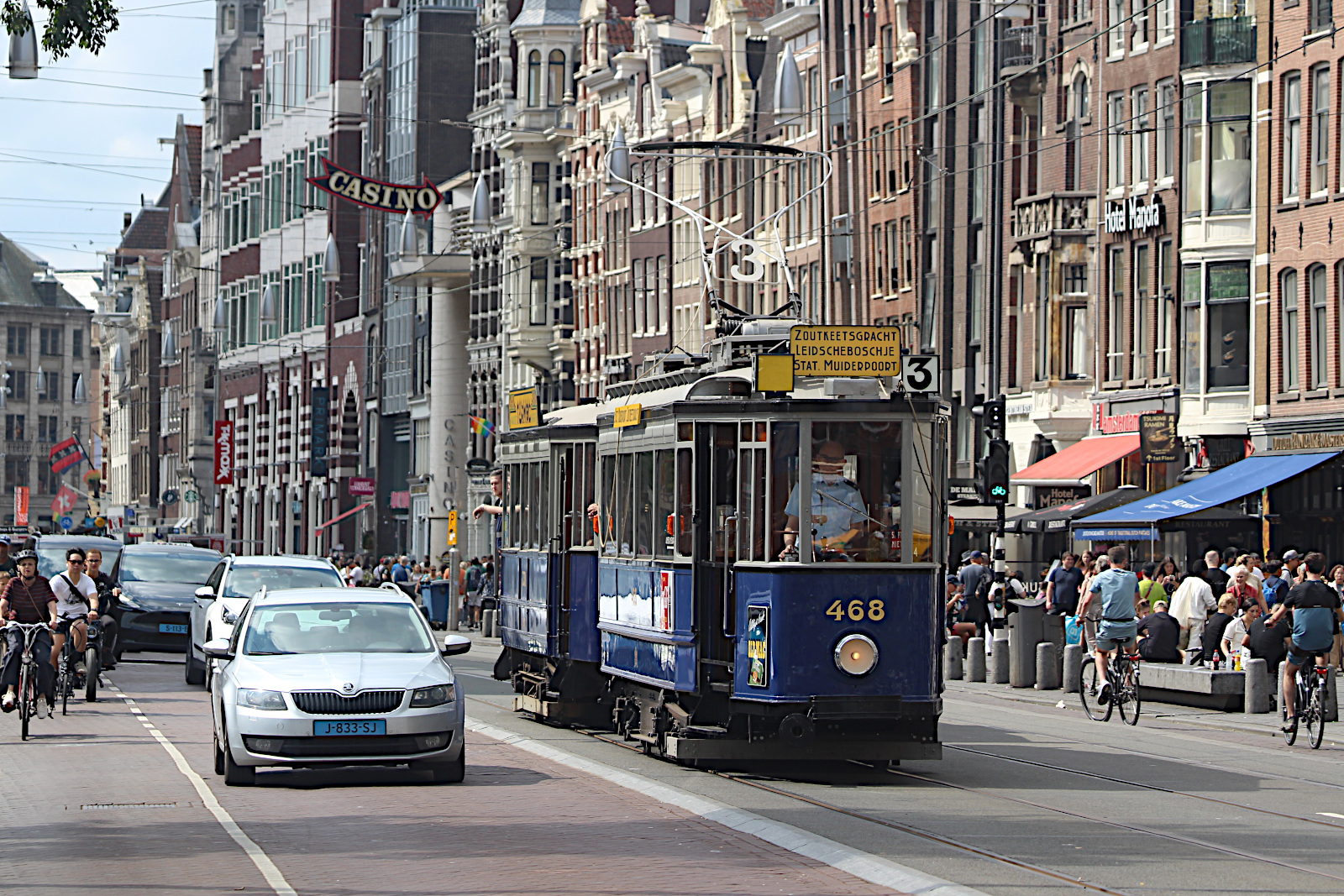 Beijnes Blauwe Wagen 468 Electrische Museumtramlijn Amsterdam